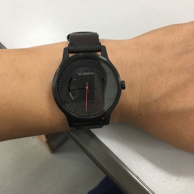 garmin佳明vivomove计步久坐健康时尚运动活动监测指针智能手表(经典