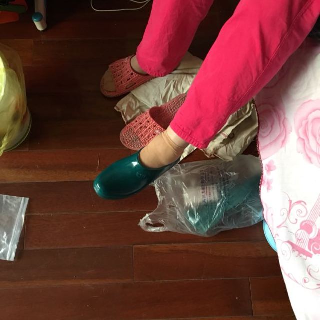 回力元宝雨鞋时尚男女低筒牛筋底防水鞋男女套鞋雨靴30813089 3083女