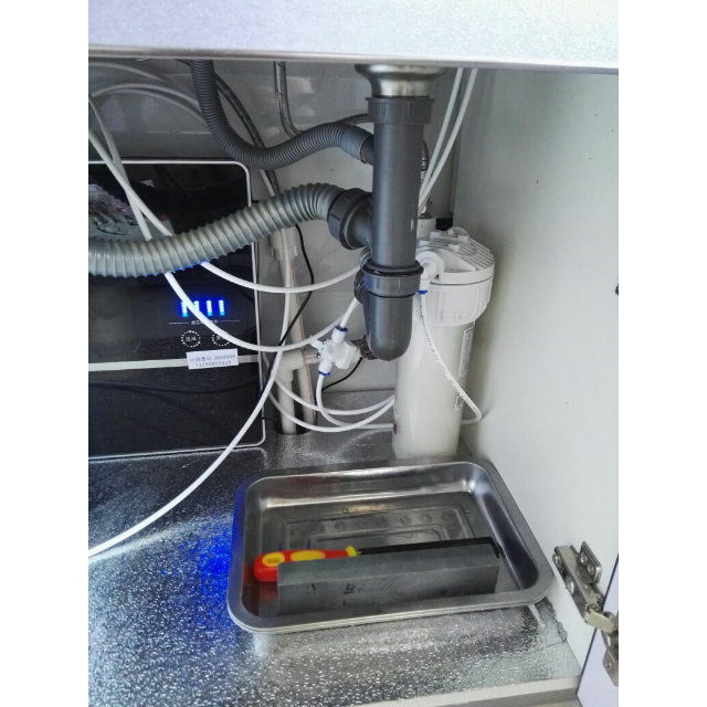 沁园(qinyuan)厨下式家用直饮净水器反渗透纯水机qr-rf-406b