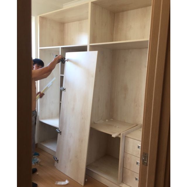 欧睿宇邦衣柜定制 整体实木衣帽间 全屋定制家具 欧式衣橱 1平方米(按