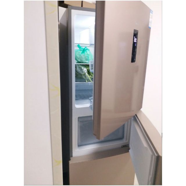 美的(midea) bcd-230wtm(e)阳光米 230升三门冰箱 风冷无霜 电脑控温
