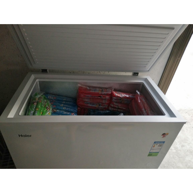 海尔(haier)bc/bd-201hza 201升家用冰柜 冷藏冷冻转换柜顶开门 冷柜