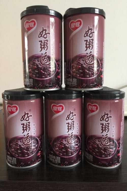 【苏宁超市】银鹭 好粥道黑米粥 280g*12 速食粥(新老包装随机发货)