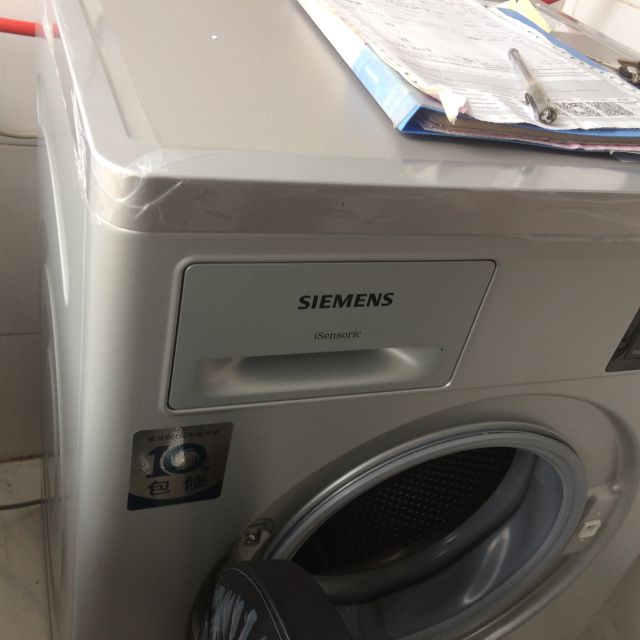 西门子wm12l2688w滚筒洗衣机 全屏触控 1200转豪华变频 10年包修