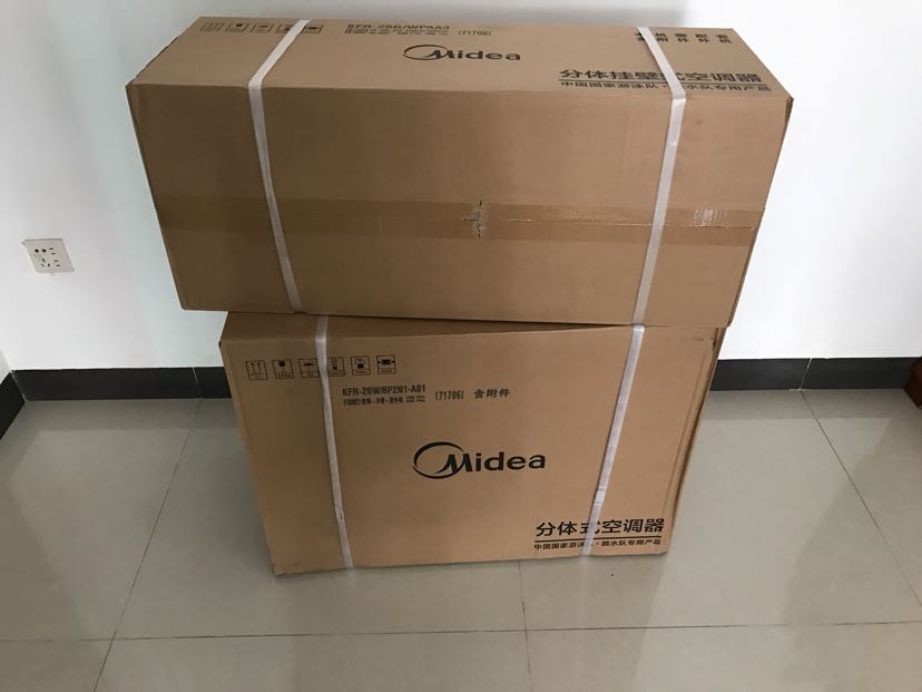 美的(midea) 大1匹 变频 静音除湿 冷暖 挂机空调 kfr-26gw/wpaa3晒单