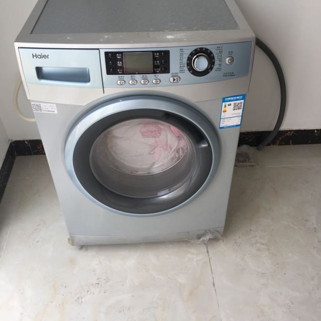 > 海尔(haier) eg8012hb86s 8公斤全自动变频烘干滚筒洗衣机商品评价