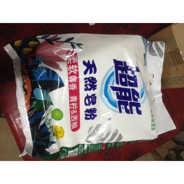 > 超能天然皂粉洗衣粉(馨香柔软)3kg【纳爱斯】商品评价 > 东西很好