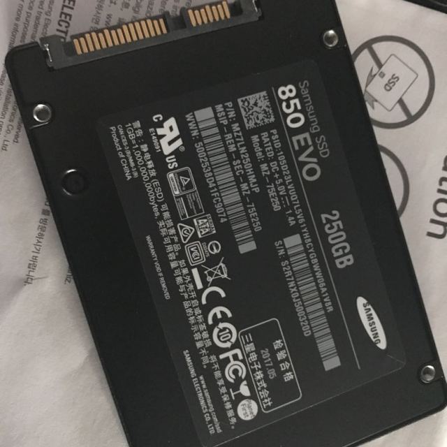 > 三星/samsung 850 evo系列 250g 2.
