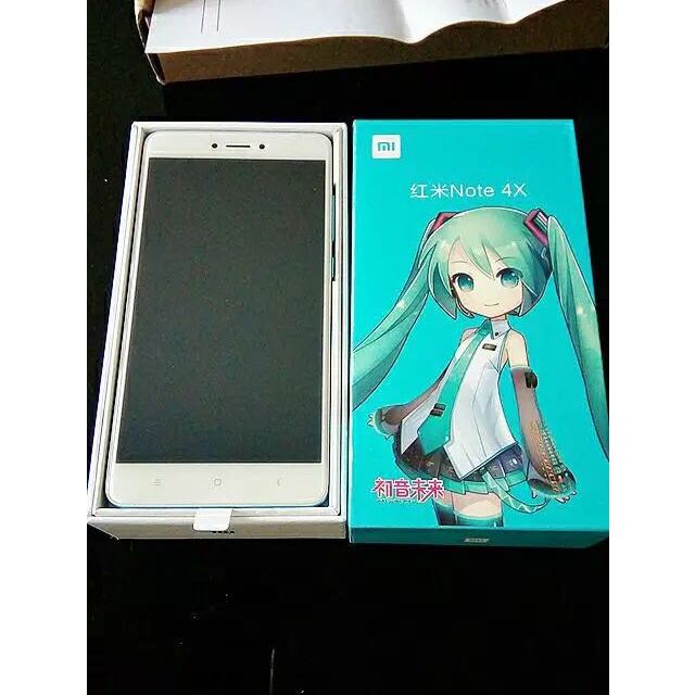 xiaomi/小米 红米note4x 3gb 32gb 初音未来 全网通4g智能手机 蓝绿色