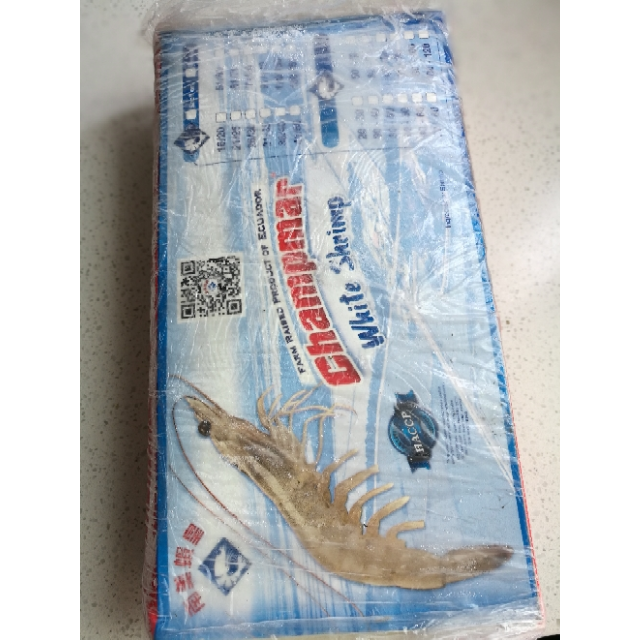 【苏宁生鲜】厄瓜多尔冻南美白虾1.8kg(60-70只/kg)海鲜水产