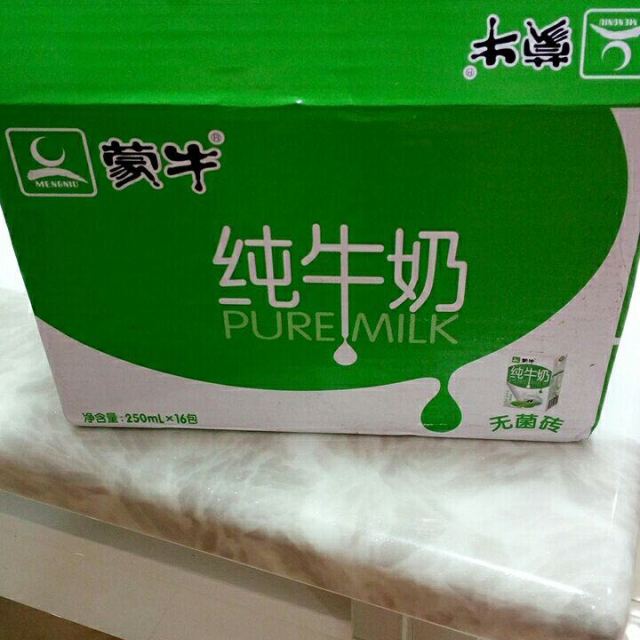 > 蒙牛 纯牛奶pure milk 250ml*16包商品评价 > 牛奶日期很新鲜,不错.