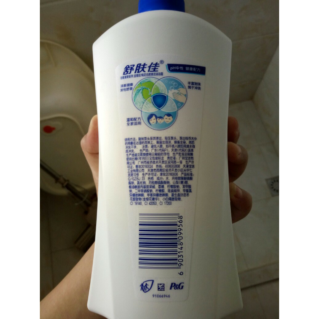 舒肤佳沐浴露沐浴乳液金银花/菊花自然爽洁型720ml 清凉健肤 无皂基