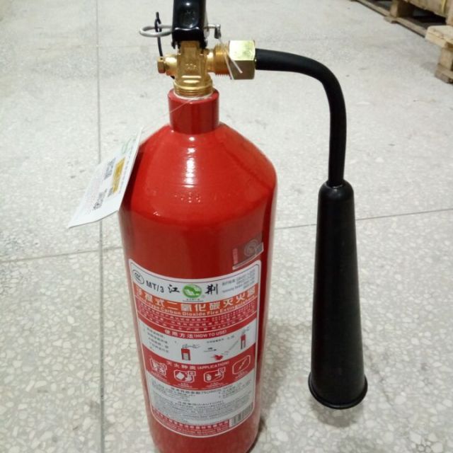 > 江荆 二氧化碳灭火器3kg 消防干冰灭火器co2灭火器二氧化碳3kg商品