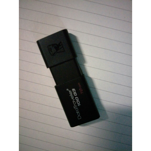 金士顿(kingston)dt100g3 16gb usb3.0 u盘(黑色)u盘