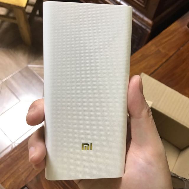 > 小米移动电源2(20000mah) 白色 充电宝 手机平板通用 大容量 环保