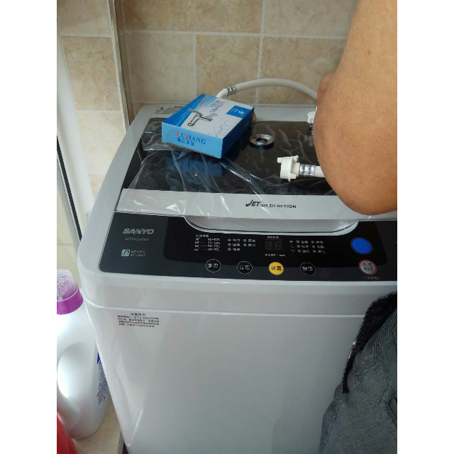 三洋(sanyo)wt7455m0s 7公斤 全自动波轮洗衣机 家用节能 24h预约