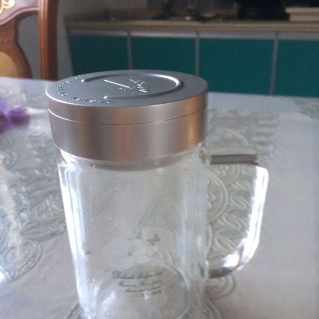 富光健牌 双层玻璃杯 透明带盖 大容量牛饮者水杯子 透520ml 700b-520