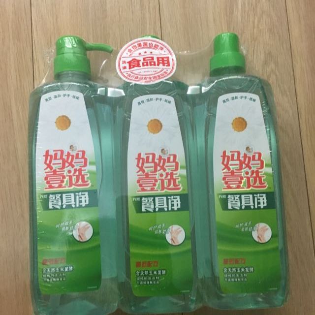 妈妈壹选高效配方天然食品级餐具净洗洁精1kg3组合装威露士出品清新祛