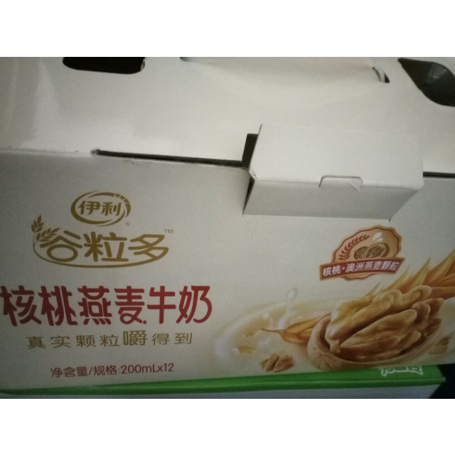 伊利谷粒多核桃燕麦牛奶12*200ml商品评价 蛮好喝