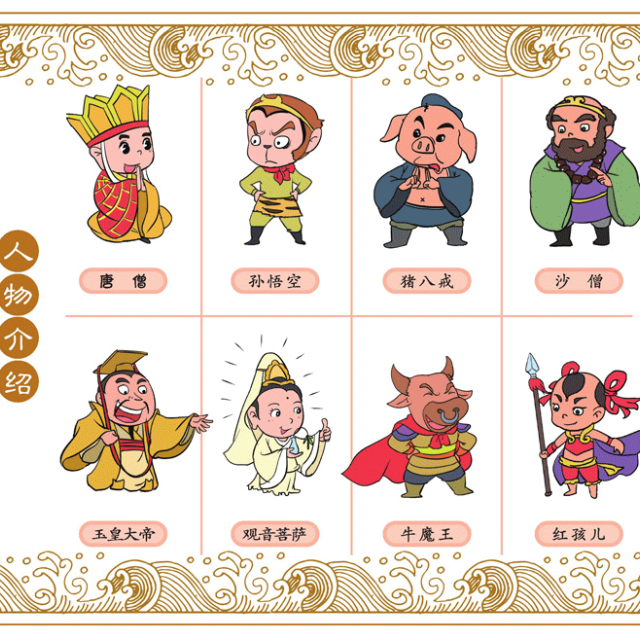 4本套漫画版中国古典四大名著三国演义 红楼梦 西游记