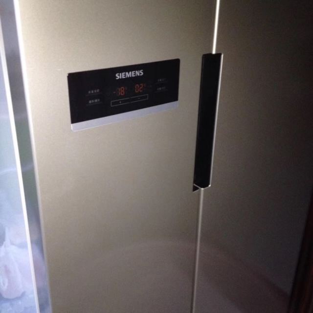 西门子siemensbcd610wka92nv03ti610升对开门冰箱变频风冷家用电冰箱