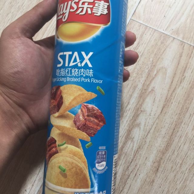 > 乐事 无限 薯片 吮指红烧肉味 104g商品评价 > 很香很脆,以前买过,.