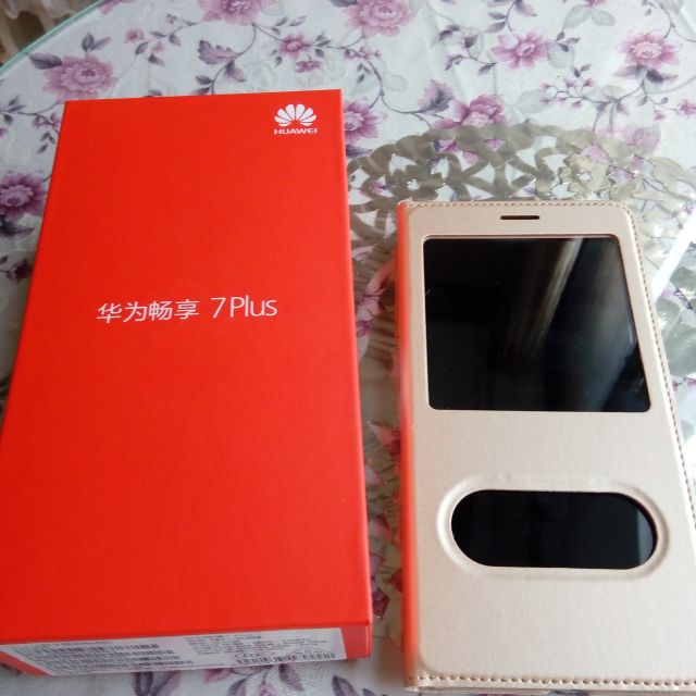 华为畅享7 plus(trt-al00a)4gb 64gb 流光金 全网通商品评价 宝贝