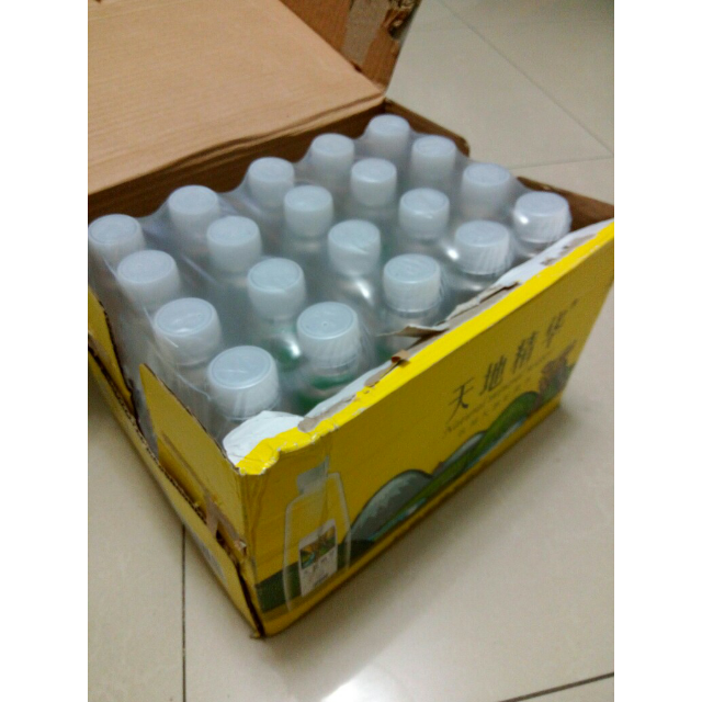 【天地精华】【一箱也包邮】 天然矿泉水350ml*20瓶/箱 非纯净水 地下