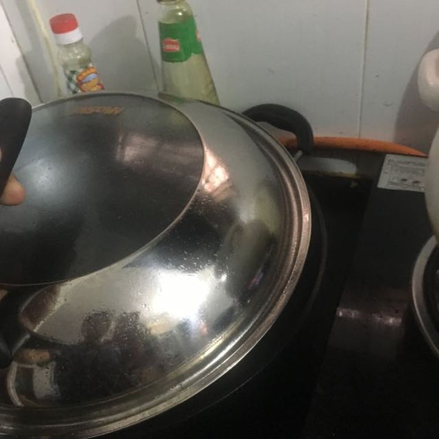 豪森炒锅物理不粘锅 铁锅尖底直径34cm生铁铸铁炒锅健康无涂层煤气灶