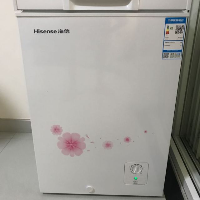 海信hisensebdbc100na100升家用冰柜小型迷你卧式冷藏冷冻转换柜节能