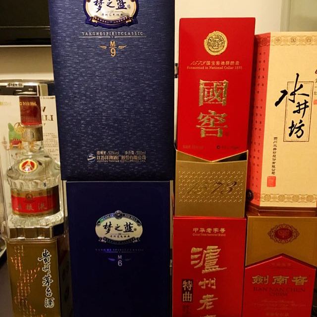 洋河yanghe蓝色经典梦之蓝m652度500ml单瓶装浓香型白酒口感绵柔