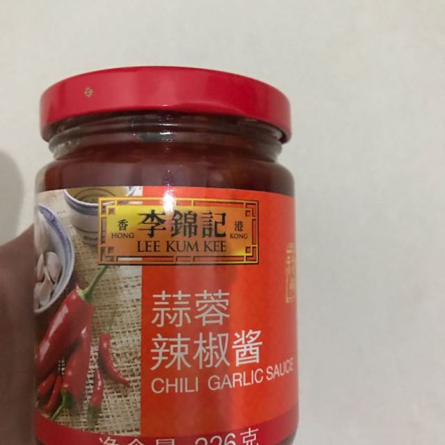 李锦记蒜蓉辣椒酱226g瓶