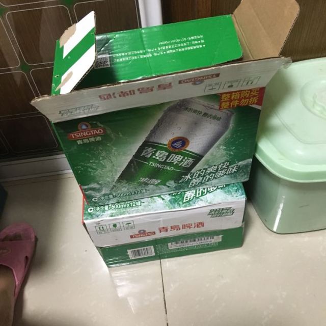 > 青岛啤酒 冰醇(8度)500ml*12罐商品评价 > 正品,老公挺喜欢的