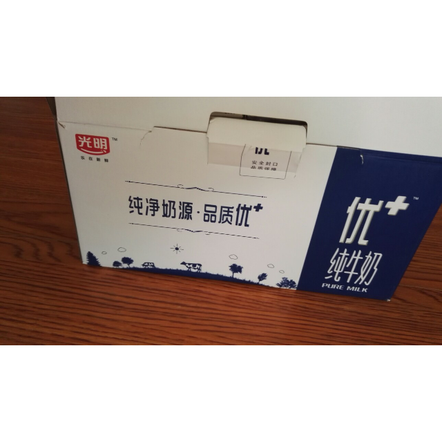 > 光明纯牛奶 优 全脂早餐奶 250ml*12盒/箱 纯牛奶商品评价 > 好!