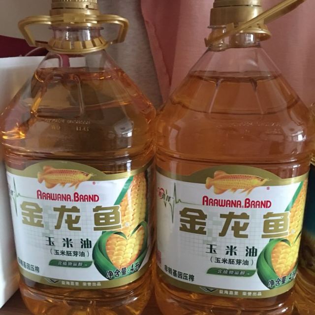 金龙鱼玉米油4l清淡桶装非转基因压榨食用油新老包装随机发货