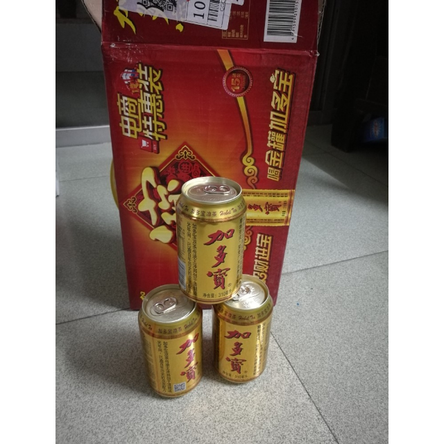 > 【中粮我买网】加多宝 凉茶 饮料 罐装 310ml*15罐整箱植物饮料商品