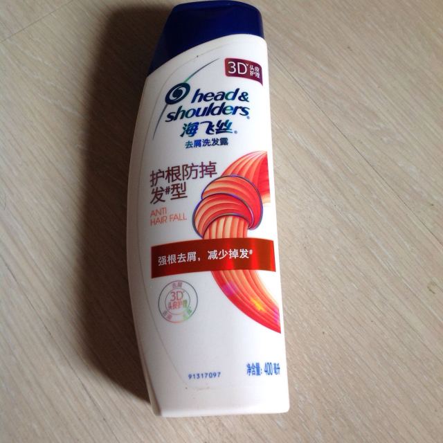 海飞丝(head & shoulders)去屑洗发露护根防掉型洗发水400ml 宝洁出品