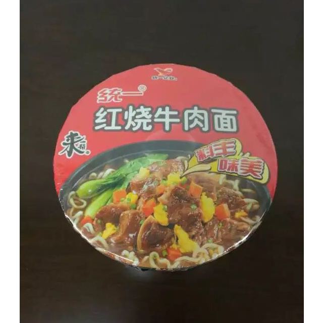 统一gs来一桶红烧牛肉面红烧味方便面其他105g12桶装