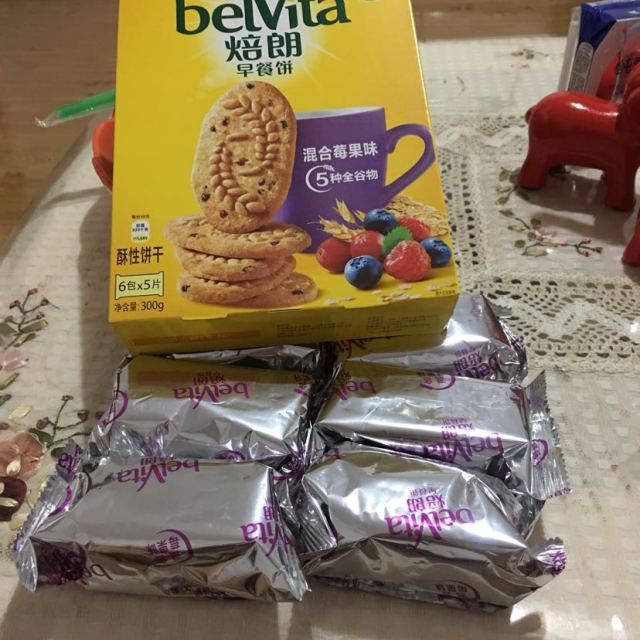 > belvita焙朗早餐饼300g混合莓果味商品评价 > 会员日又使用无敌券买