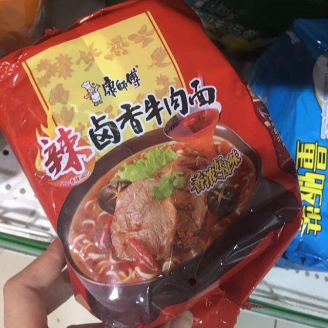 统一100卤肉面方便面五合一112g5包