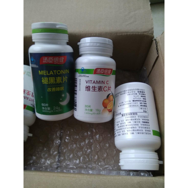 共140片】汤臣倍健(by-health)褪黑素片60片 30片 钙片50片 成人中