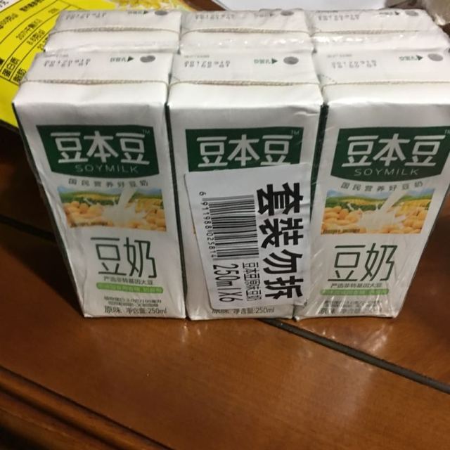 > 豆本豆 原味豆奶250ml*6商品评价 > 很不错的豆奶,自己的.