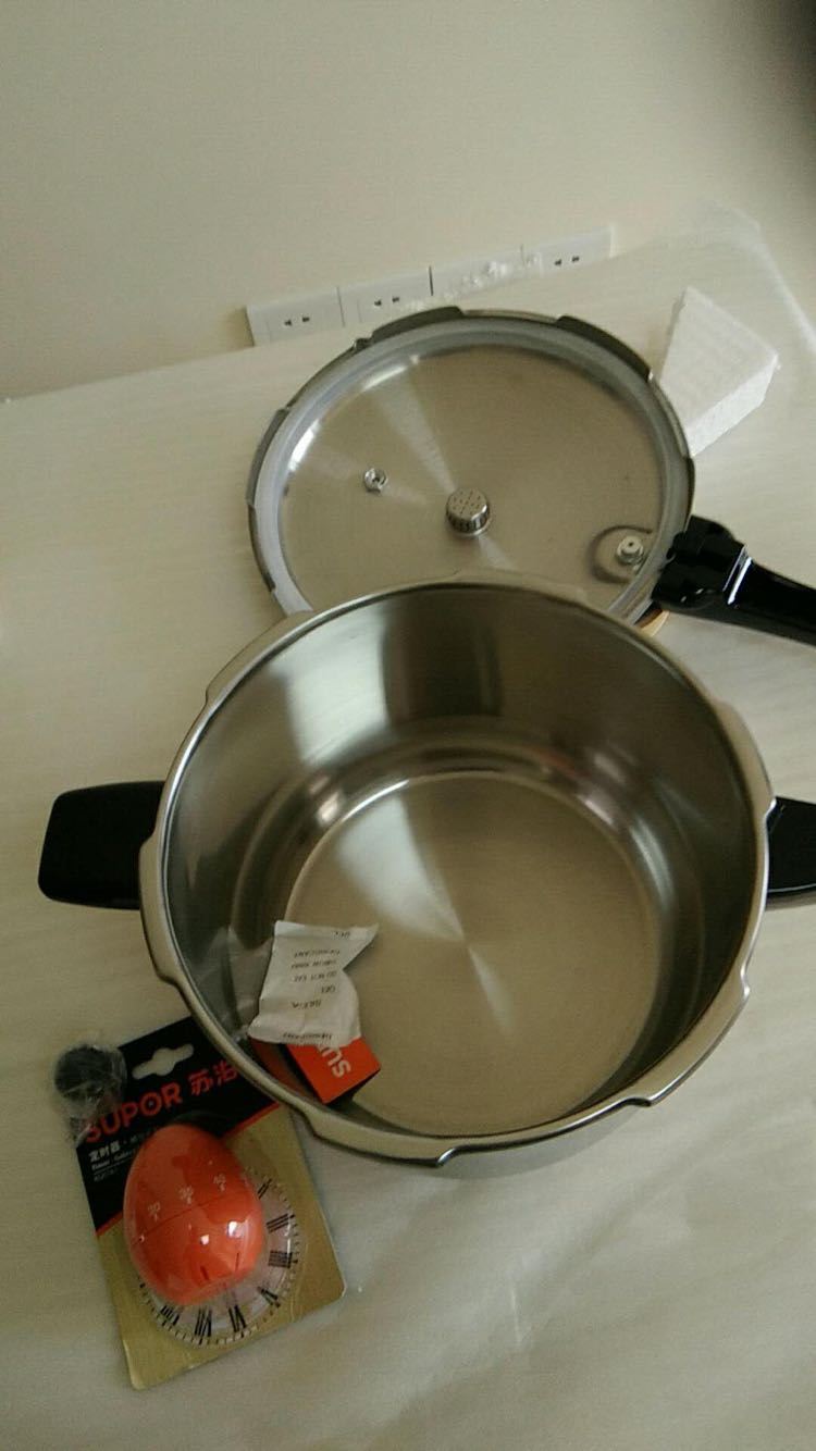 苏泊尔炊具304不锈钢高压锅24cm压力锅好帮手复底电磁炉通用ys24ed