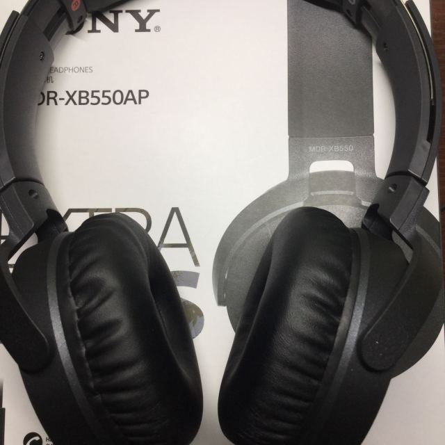 【国行-送好礼】sony/索尼 mdr-xb550ap 头戴式立体声耳机 重低音有线