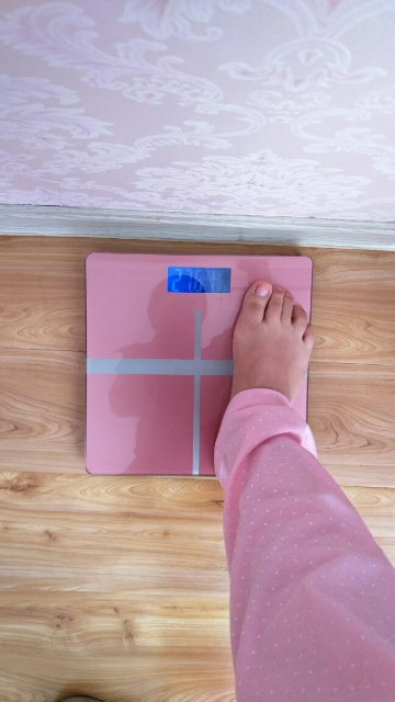 健康家用电子秤人体体重称称重仪成人称重体重计—玫瑰金充电款晒单图
