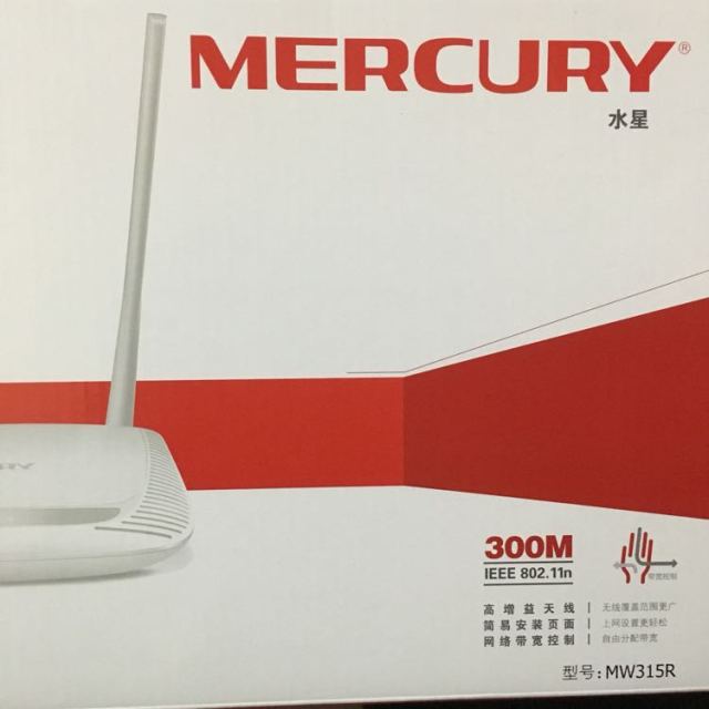 水星(mercury)mw315r 300m无线路由器商品评价 水星路由器很好