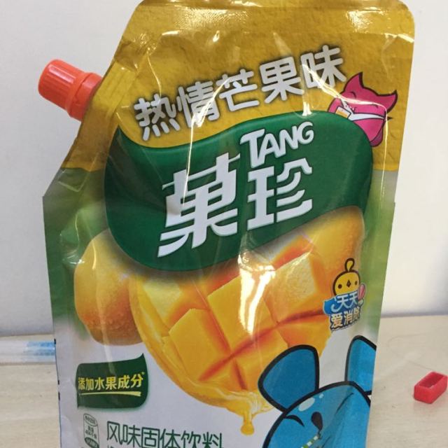 菓珍果味冲饮固体饮料壶嘴装热情芒果味400g/袋 亿滋出品商品评价>