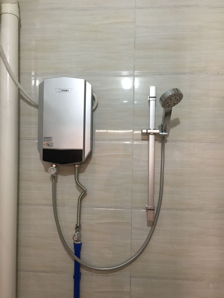 即热式电热水器 小型家用恒温变频 免储水 洗澡淋浴过水热 8500w 微