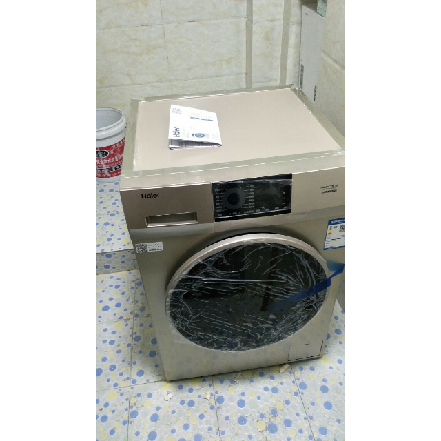 haier/海尔 g100818bg全自动滚筒洗衣机10公斤大容量高温加热变频静音