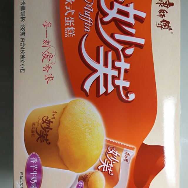 康师傅妙芙欧式蛋糕香芋牛奶味192g盒